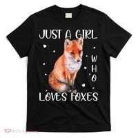 Just A Girl Who Loves Foxes T-Shirt thumb 0