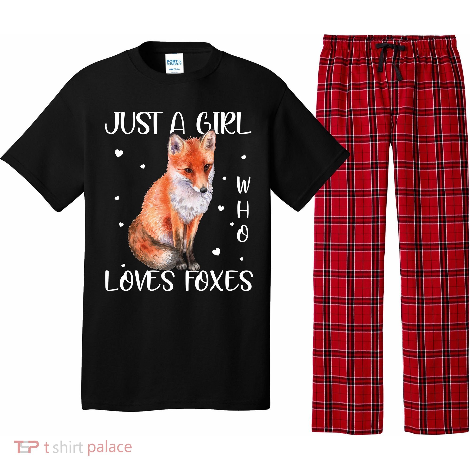 Just A Girl Who Loves Foxes Pajama Set