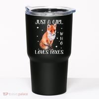 Just A Girl Who Loves Foxes Tumbler thumb 0