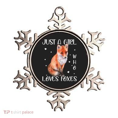 Just A Girl Who Loves Foxes Ornament