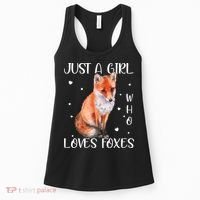 Just A Girl Who Loves Foxes Women's Tank Top thumb 0