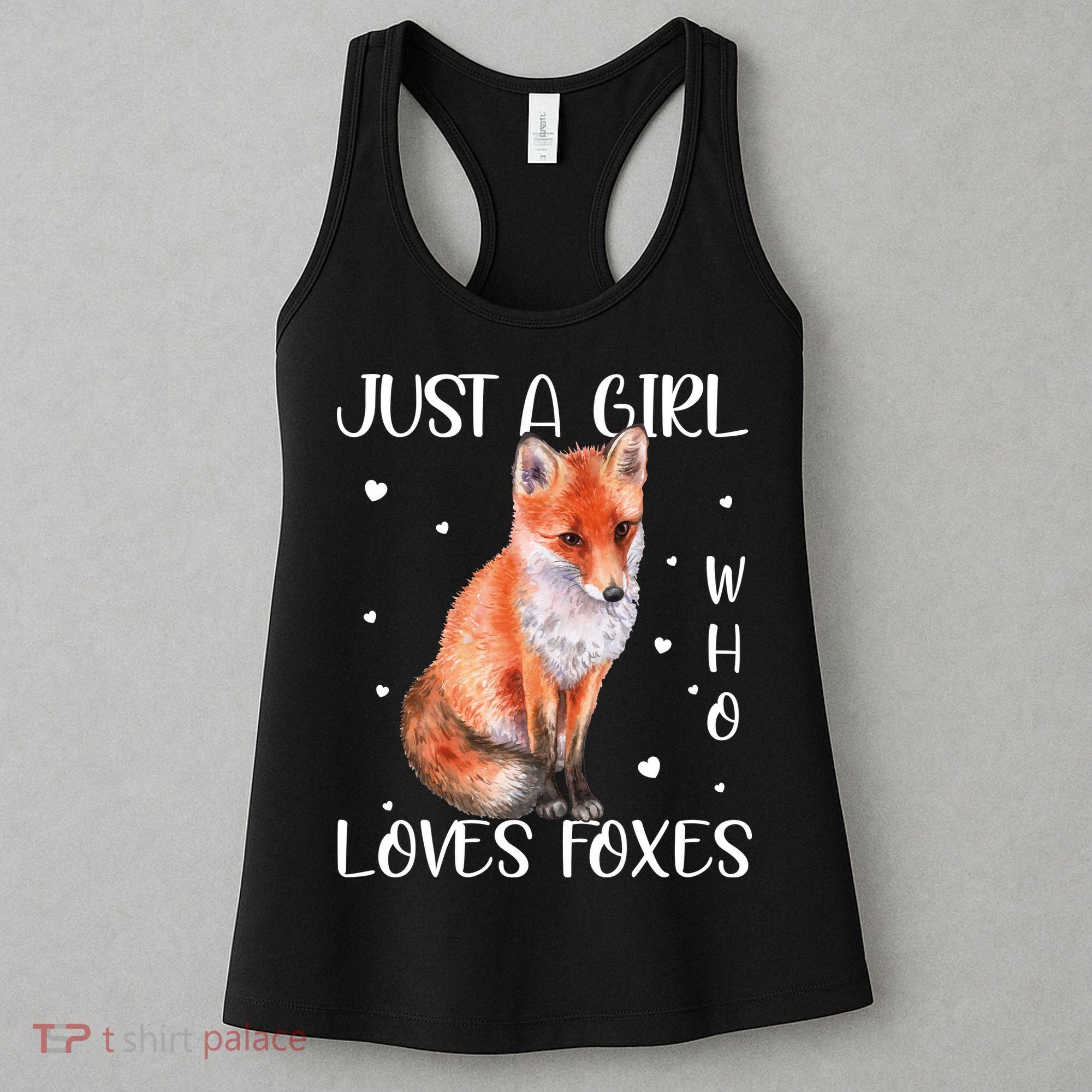 Just A Girl Who Loves Foxes Women's Tank Top