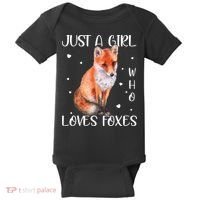 Just A Girl Who Loves Foxes Baby Bodysuit thumb 0
