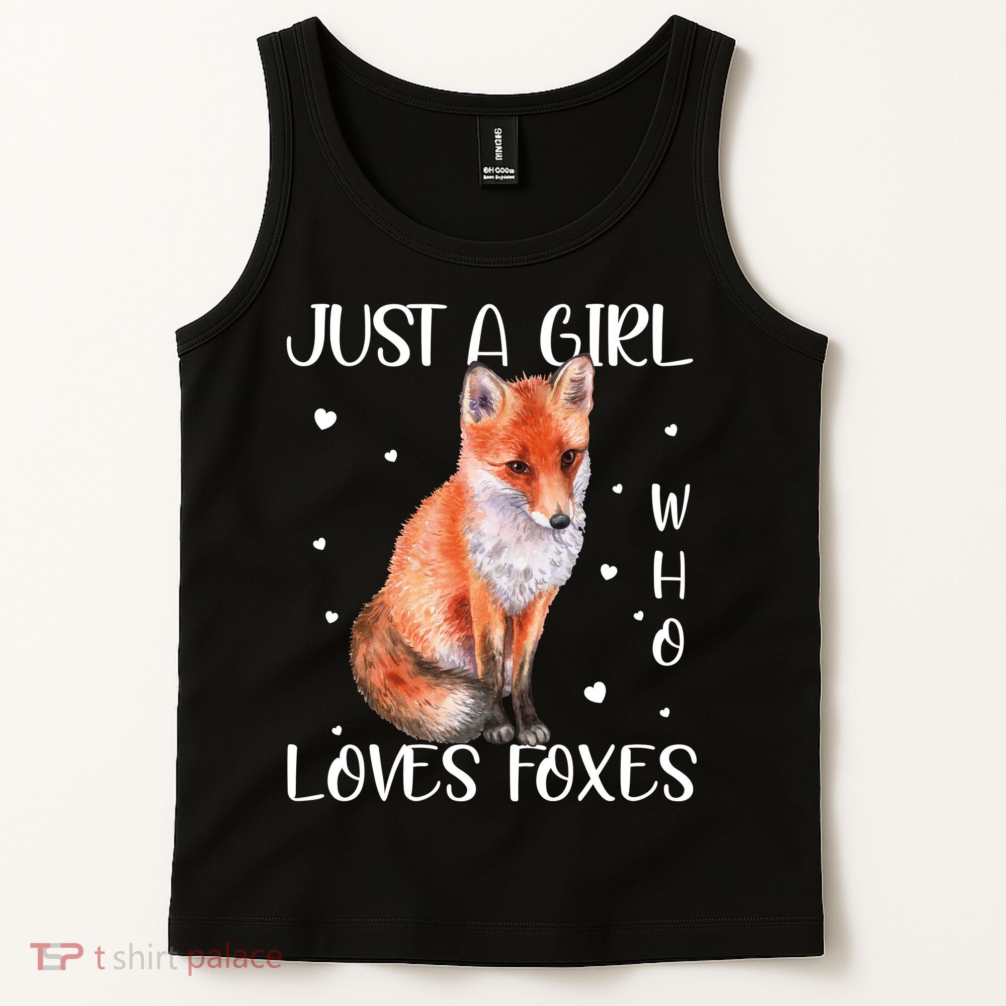 Just A Girl Who Loves Foxes Tank Top