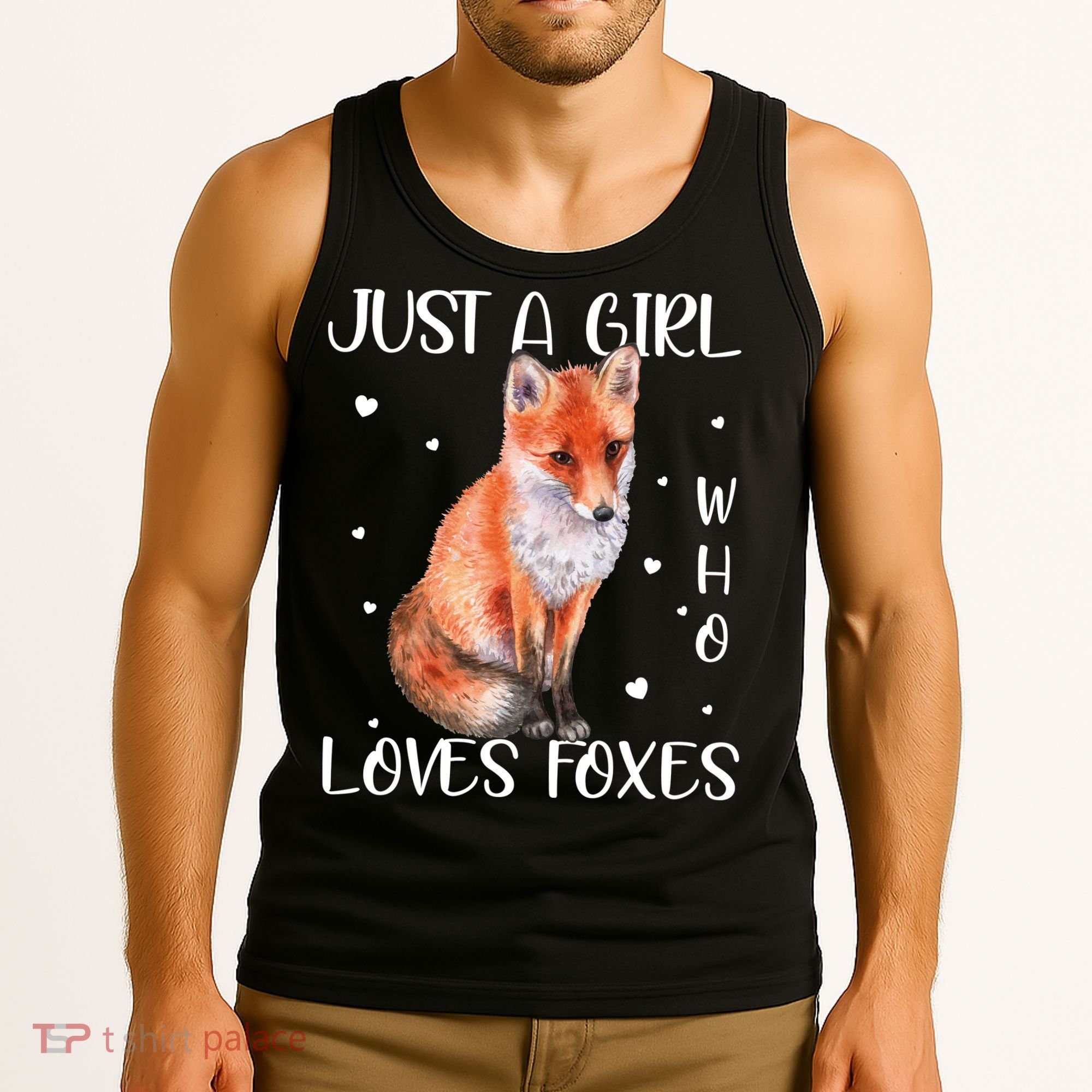 Just A Girl Who Loves Foxes Tank Top
