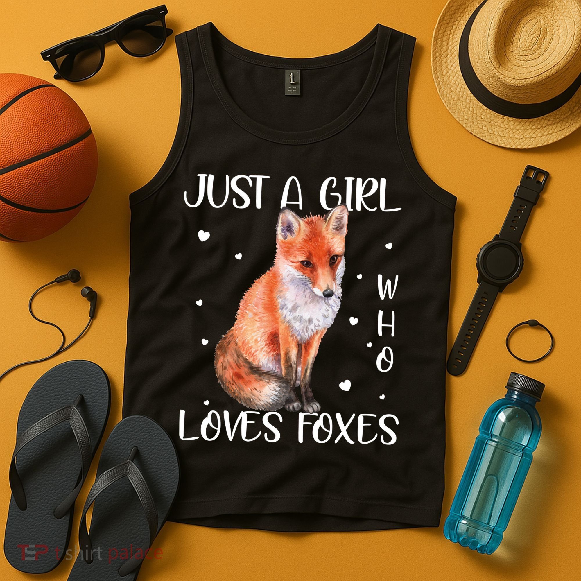 Just A Girl Who Loves Foxes Tank Top