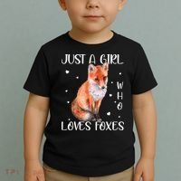 Just A Girl Who Loves Foxes Toddler T-Shirt thumb 2