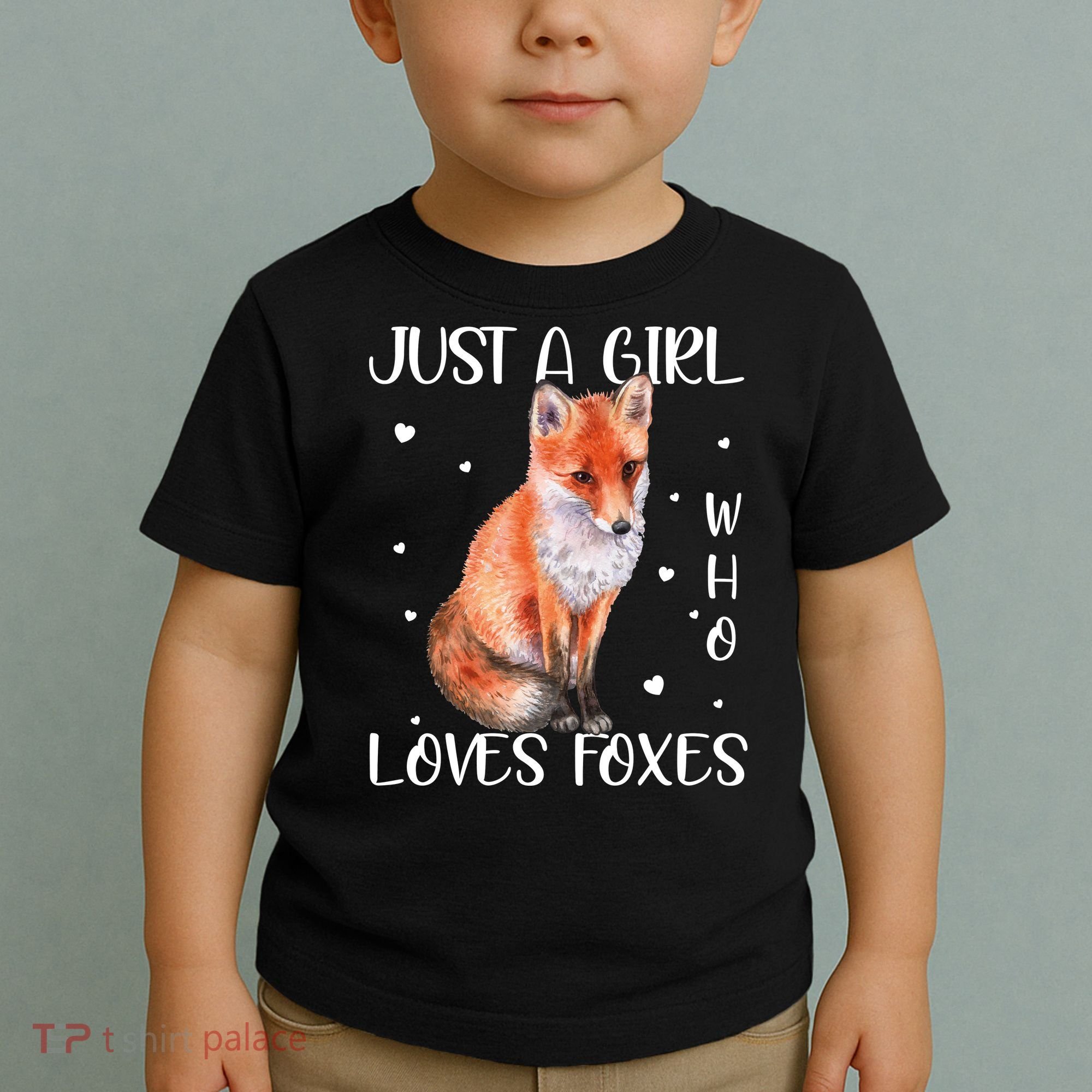 Just A Girl Who Loves Foxes Toddler T-Shirt
