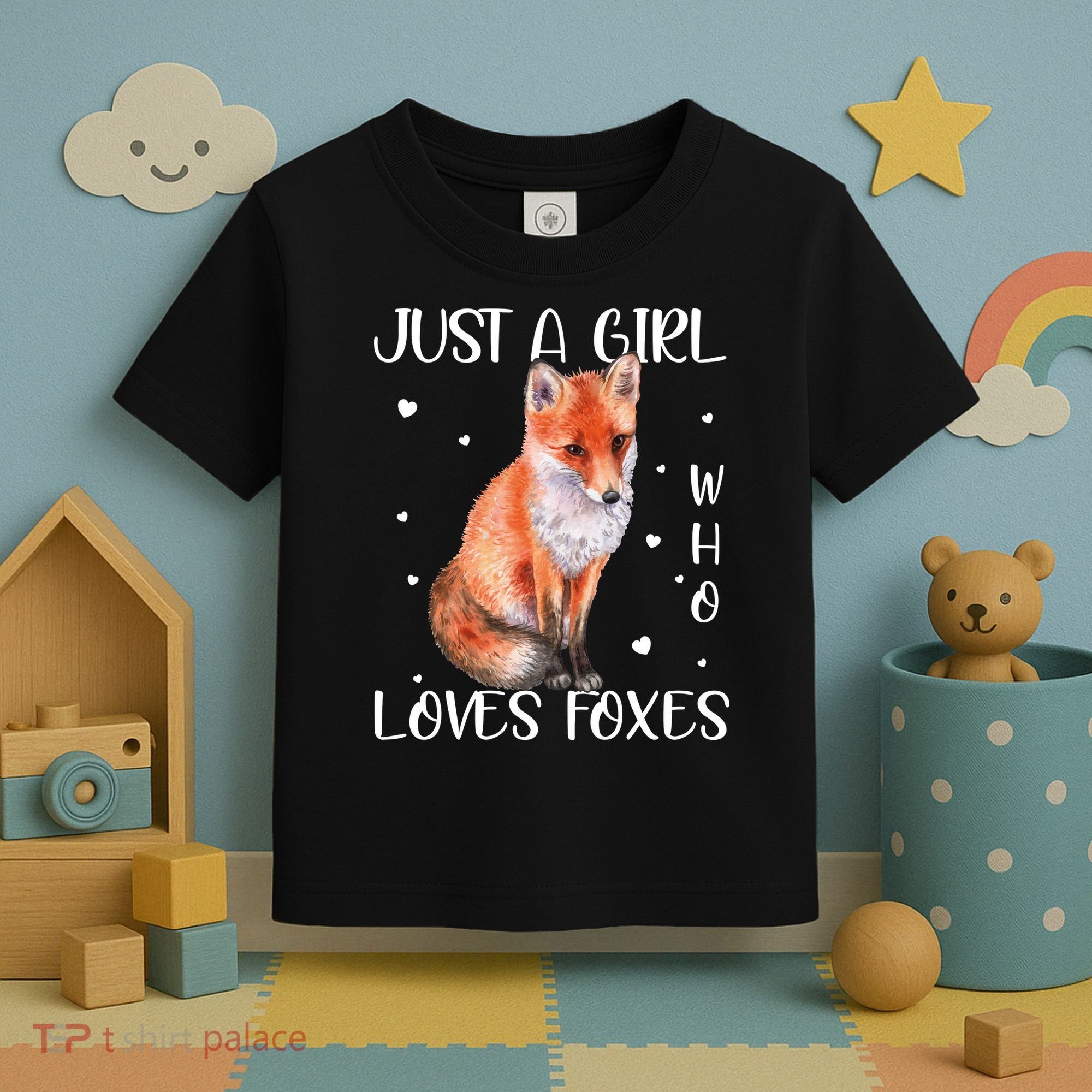 Just A Girl Who Loves Foxes Toddler T-Shirt