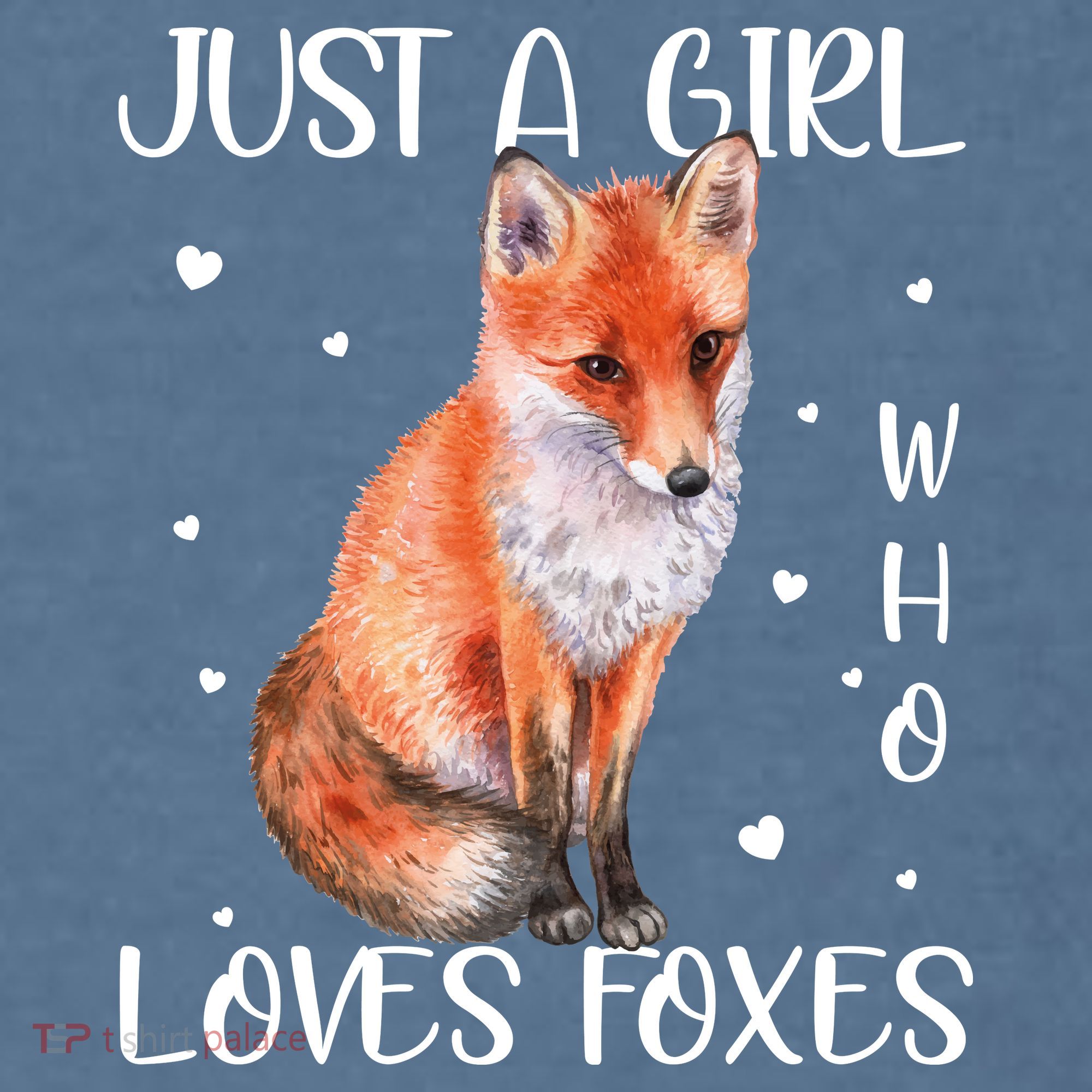 Just A Girl Who Loves Foxes Comfort Colors Garment-Dyed Hooded Sweatshirt
