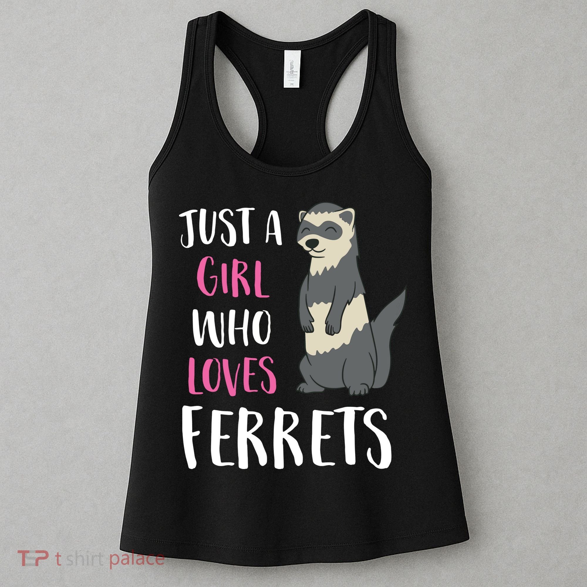 Just A Girl Who Loves Ferrets Hoodie Women's Tank Top