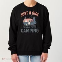 Just a Girl Who Loves Camping Women's Sweatshirt thumb 0