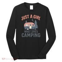Just a Girl Who Loves Camping Long Sleeve Shirt thumb 0