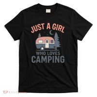 Just a Girl Who Loves Camping T-Shirt thumb 0