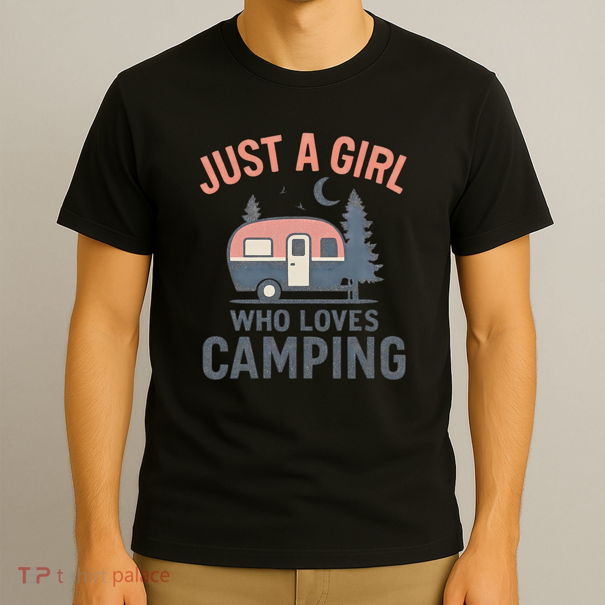 Just a Girl Who Loves Camping T-Shirt