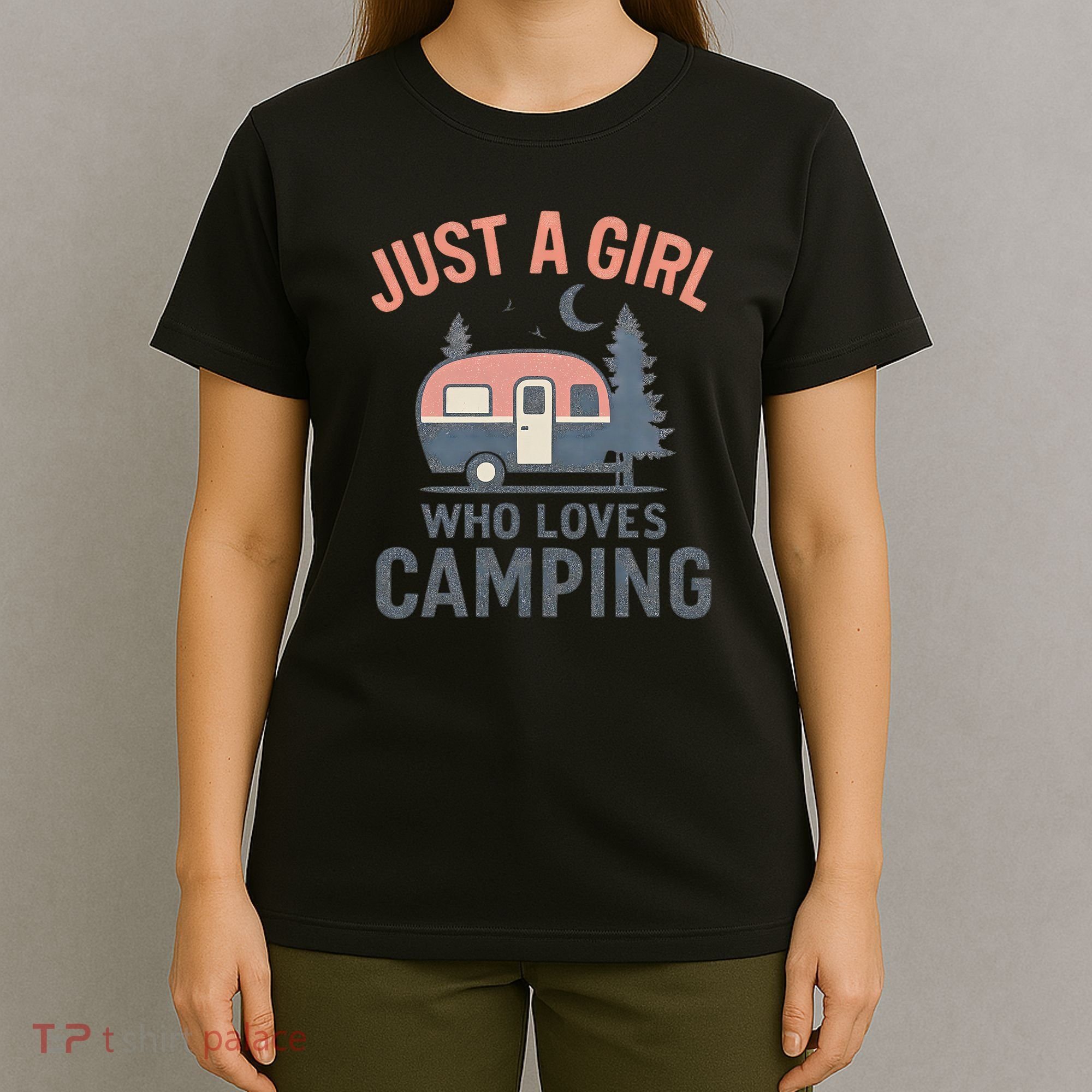 Just a Girl Who Loves Camping T-Shirt