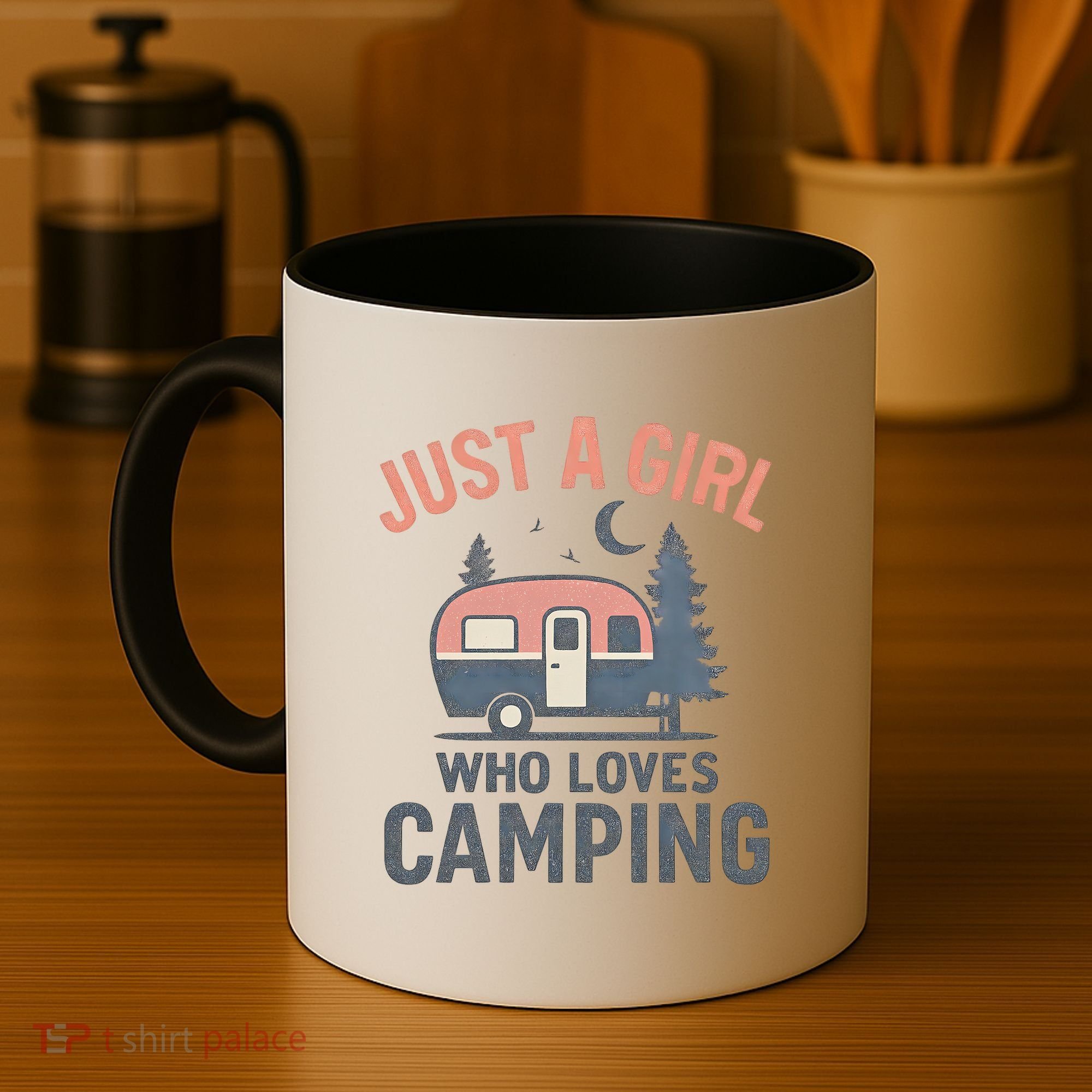 Just a Girl Who Loves Camping Coffee Mug