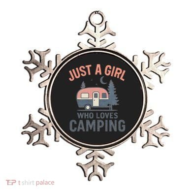 Just a Girl Who Loves Camping Ornament