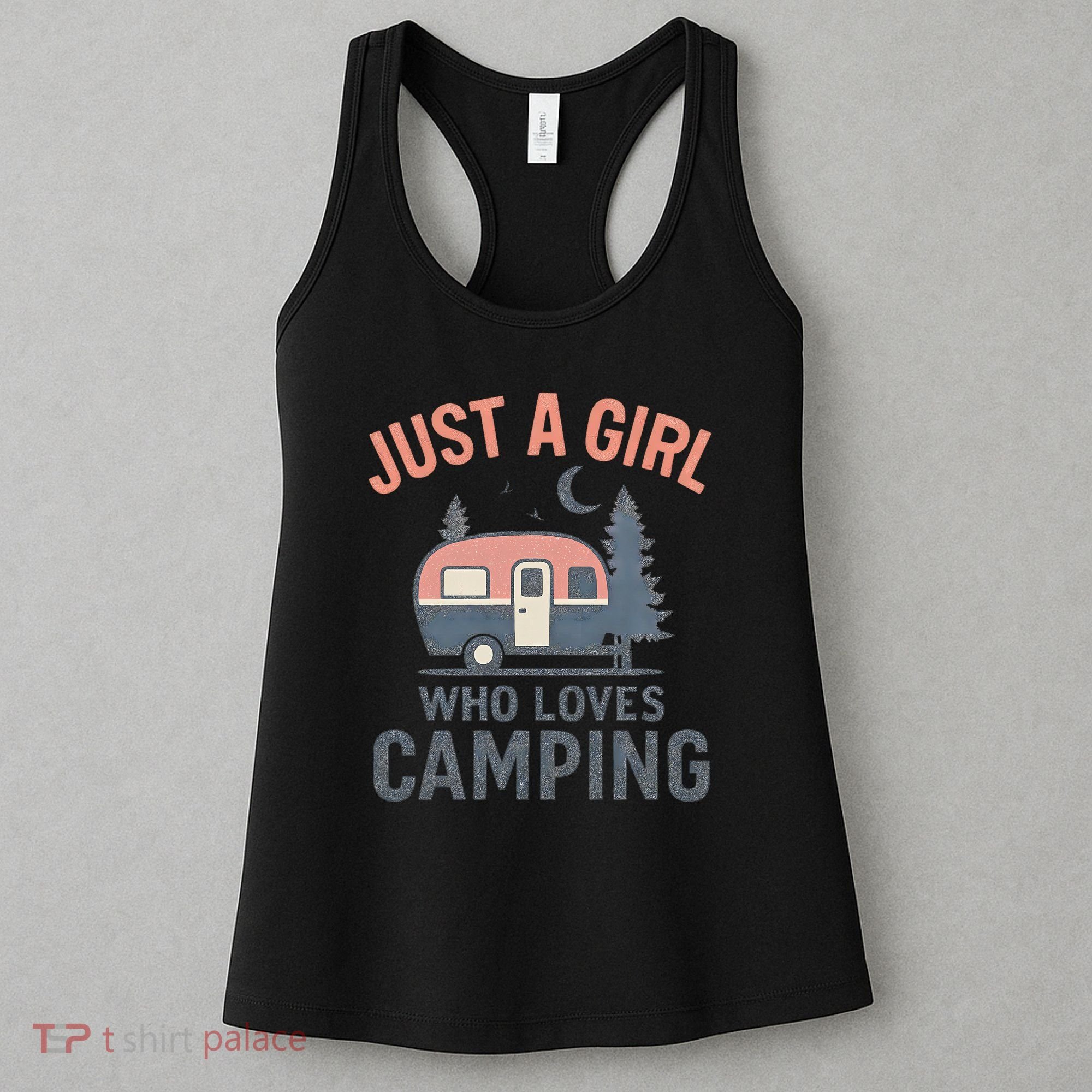 Just a Girl Who Loves Camping Women's Tank Top