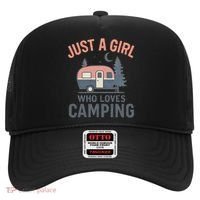 Just a Girl Who Loves Camping Hat thumb 0