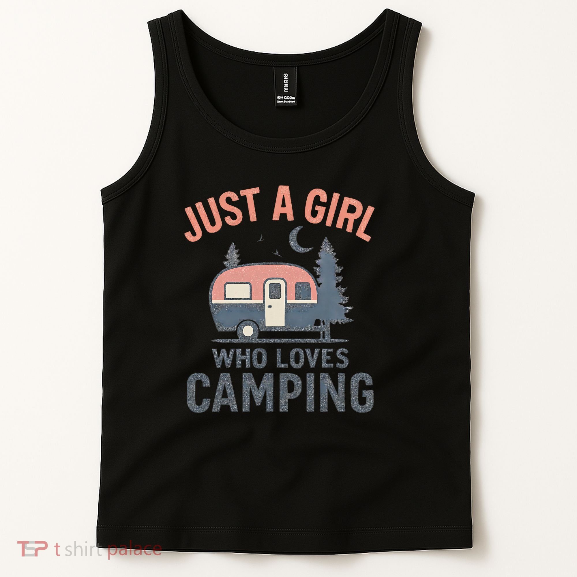 Just a Girl Who Loves Camping Tank Top