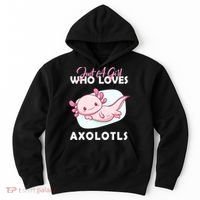 Just A Girl Who Loves Axolotl Hoodie thumb 0