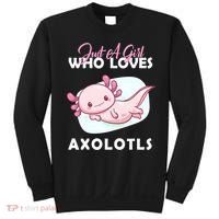 Just A Girl Who Loves Axolotl Sweatshirt thumb 0
