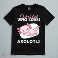 Just A Girl Who Loves Axolotl T-Shirt thumb 5