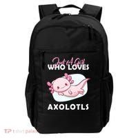 Just A Girl Who Loves Axolotl Backpack thumb 0