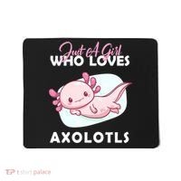 Just A Girl Who Loves Axolotl Mousepad thumb 0