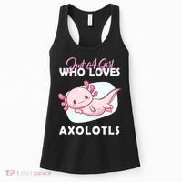 Just A Girl Who Loves Axolotl Women's Tank Top thumb 0