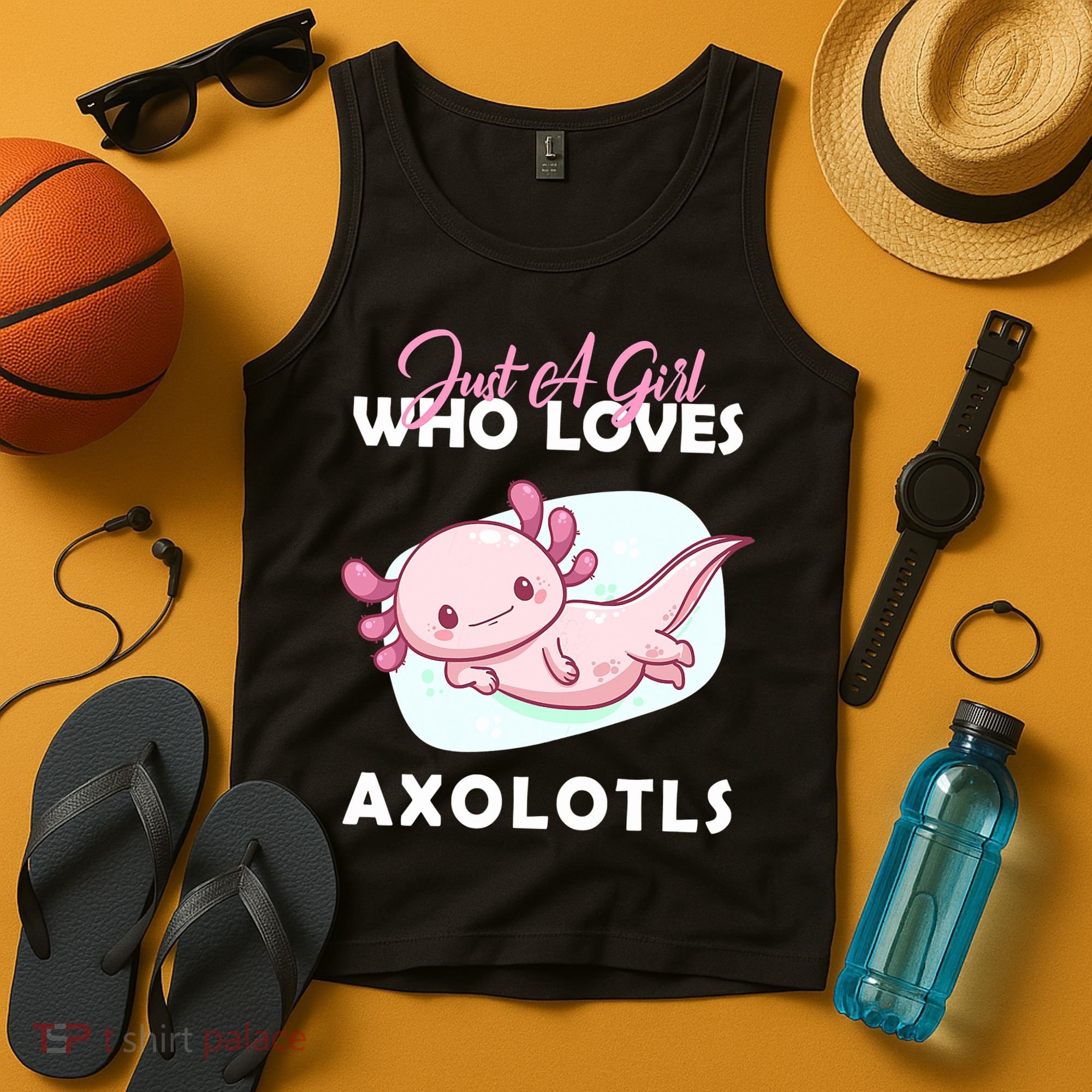 Just A Girl Who Loves Axolotl Tank Top