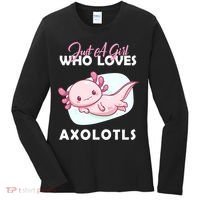 Just A Girl Who Loves Axolotl Women's Long Sleeve Shirt thumb 0