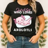 Just A Girl Who Loves Axolotl Women's T-Shirt thumb 2