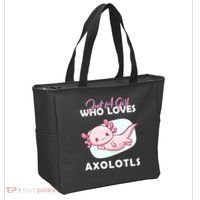 Just A Girl Who Loves Axolotl Tote Bag thumb 2
