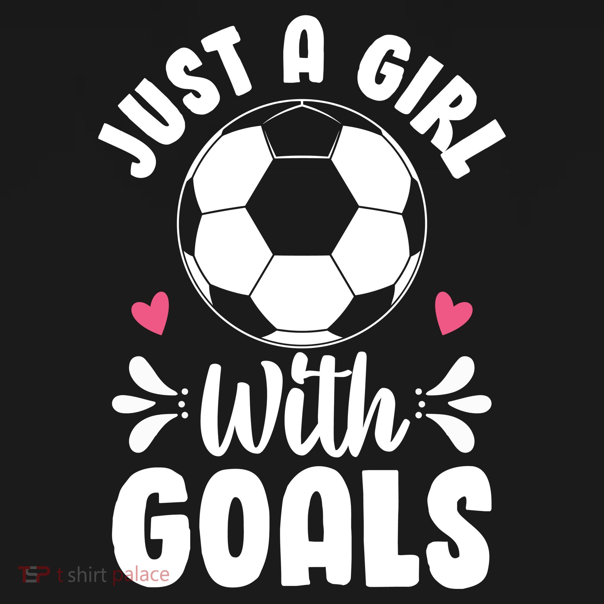 Just A Girl With Goals Funny Soccer Women's Tank Top