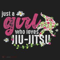 Just A Girl Who Loves Jiu Jitsu Jiu Jitsu Fighter Beanie thumb 2