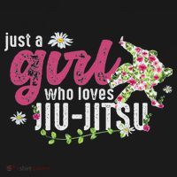 Just A Girl Who Loves Jiu Jitsu Jiu Jitsu Fighter Women's Hoodie thumb 2