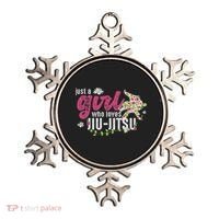 Just A Girl Who Loves Jiu Jitsu Jiu Jitsu Fighter Ornament thumb 0