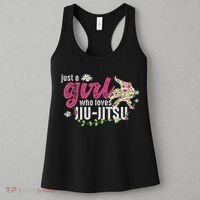 Just A Girl Who Loves Jiu Jitsu Jiu Jitsu Fighter Women's Tank Top thumb 3