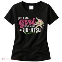Just A Girl Who Loves Jiu Jitsu Jiu Jitsu Fighter Women's T-Shirt thumb 0