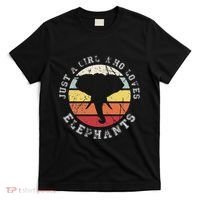Just A Girl Who Loves Elephants Elephant T-Shirt thumb 0