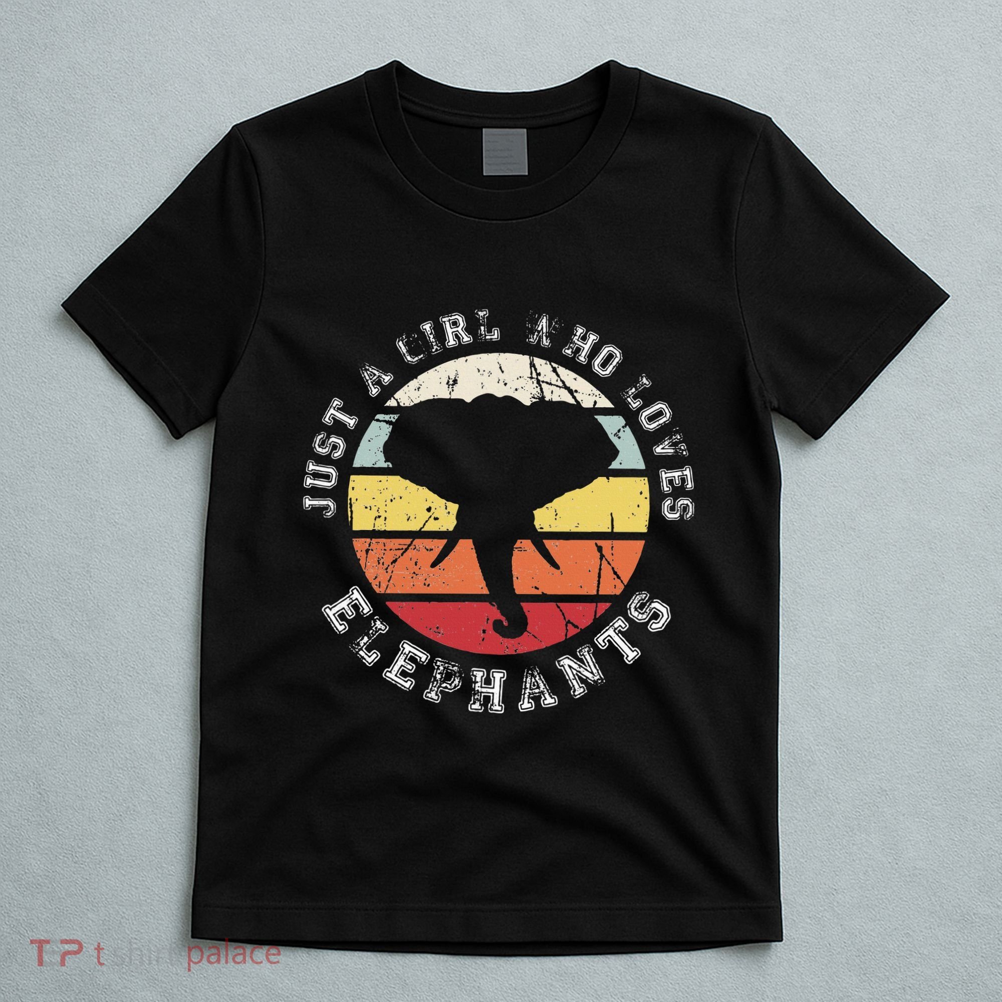 Just A Girl Who Loves Elephants Elephant T-Shirt