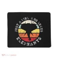 Just A Girl Who Loves Elephants Elephant Mousepad thumb 0