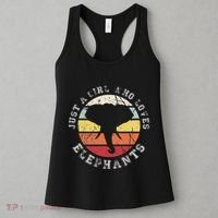 Just A Girl Who Loves Elephants Elephant Women's Tank Top thumb 3