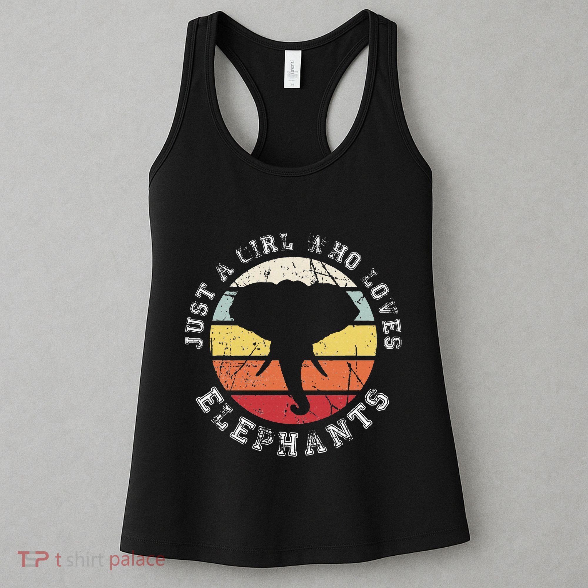 Just A Girl Who Loves Elephants Elephant Women's Tank Top
