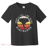 Just A Girl Who Loves Elephants Elephant Toddler T-Shirt thumb 0