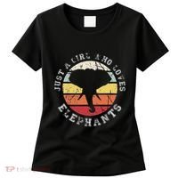 Just A Girl Who Loves Elephants Elephant Women's T-Shirt thumb 0