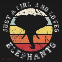 Just A Girl Who Loves Elephants Elephant Kids Sweatshirt thumb 2