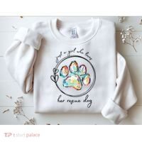 Just A Girl Who Loves Her Rescue Dog Gift Sweatshirt thumb 2